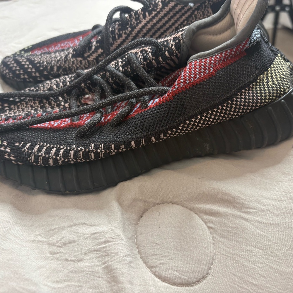 Yeezy Black Multicolor Knit Runners